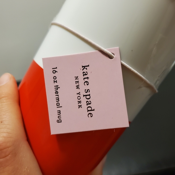 Kate Spade 16 oz Thermal Mug Cold Hands Warm Heart β€οΈ - Picture 7 of 8